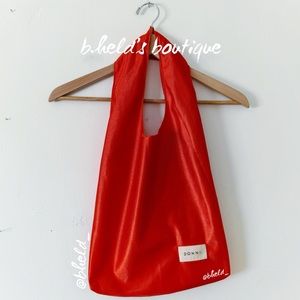 Free w/Purchase — DONNI. Orange Shopping Tote Bag New NWOT